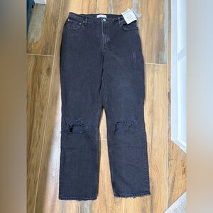 Abercrombie 90s straight ultra high rise 32/14 long